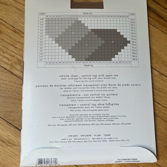 Lot of 5 new and unused sheer stockings - Picture 5 of 7